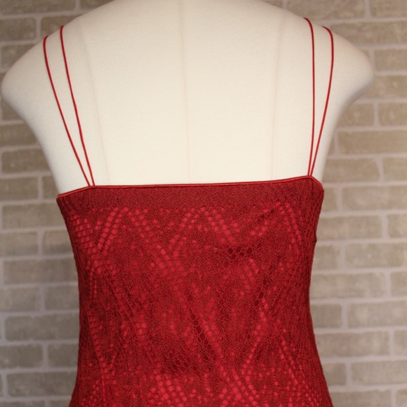 Red crochet dress - Picture 2 of 7